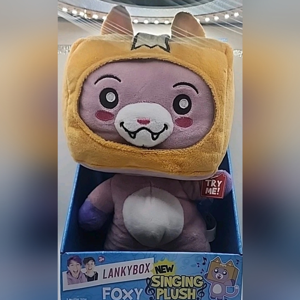 LankyBox Foxy 11" Singing Plush Figure New